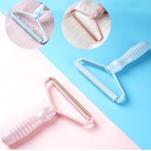 2 en 1 vêtement cheveux brosses à billes manuelle strip-teaseuse vêtements ménagers outils de nettoyage pour animaux de compagnie brosse de toilettage xd24606