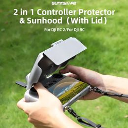 2 In 1 controller beschermer Sunhood (met LID) voor DJI RC2/voor DJI RC Remote Controller Sun Hood en Remote Cover multifunctionele twee-in-één voor DJI RC2