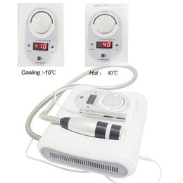 2 in 1 Cryo No Needle Electroporation Meso Mesotherapie Huid Cool Hot Facial Anti Aging Skin Care Beauty Machine