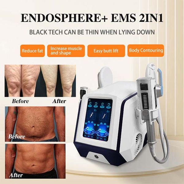 2 po en 1 Machine à rouleaux EMS EMS Slimming Corps 3000W Infrard Laser Skin Restranding Machine CE approuvé