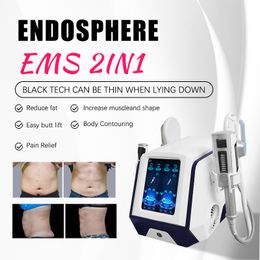 2 in 1 EMS Roller Slimming Machine Cellulitis Reductie Massage Ontspan lichaamsvorm EMS RF Body Sculpt Build spierapparaat