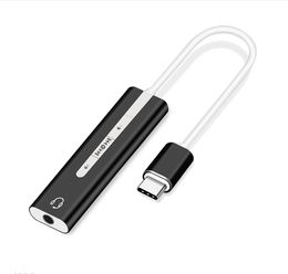 2 in 1 externe geluidskaarten USB Type-C tot 3.5mm Jack 7.1 Kanaal 3D Audio Headset Microfoonadapter voor computer