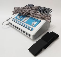 Máquina de microcorriente EMS infrarroja lejana 2 en 1, masaje corporal, estimulador de electrodos EMS, estimulación muscular para adelgazar corporal