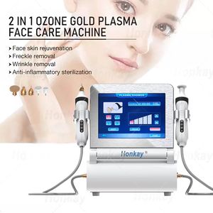 2 in 1 Fibroblast Ozon Jet Plasma Pen Gezichtsbehandeling Koude Plasma Douche Ooglid Lift Huid Lifting Regeneratie Acne Verwijdering Skin Tag Remover