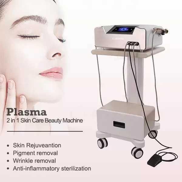 2 en 1 flash plasma stylo paupières ozone levage anti-rides laser plasmapen jet médical lifting des yeux peau enlever la machine de beauté des taches noires