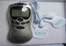 2 en 1 corps complet Shaper minceur Tens Acupuncture thérapie numérique masseur Machine masseur corporel avec 2 électrodes2603284