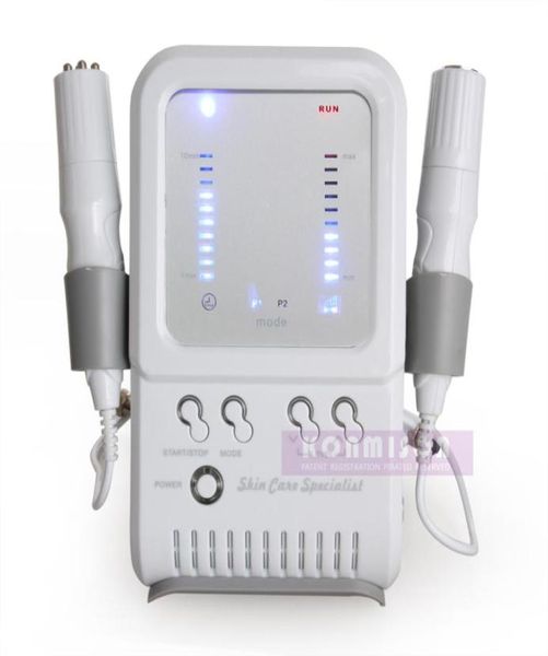 Máquina faical galvánica BIO RF 2 en 1 portátil para uso doméstico Equipo de belleza para estiramiento de la piel Eliminación de arrugas Rejuvenecimiento de la piel6388811