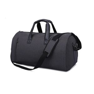 2-in-1 kledingreistas met schoenencompartiment Converteerbaar pak Reisplunjezak Handbagage met bagage-schouderband t0 240104