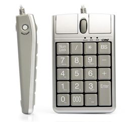 2 en 1 Ione Scorpius N4 Keypad USB de souris optique 19 Clavier numérique avec roue de défilement de souris pour la saisie de données rapide KeyB3038083