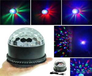 2 in 1 LED Discobal Dj Geluidscontrole Podium magische effecten Projector Effect Lamp Muziekfeest Licht6464679