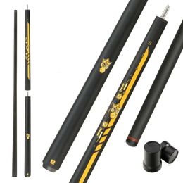 2 en 1 Little Monster 58 Black Evil Carbon Energy Break Punch Kick-off Jump Billard Pool Cue Stick 12.9mm 240327