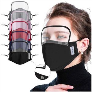 2 in 1 Masker Verwijderbare Oogschild Masker Volwassen Valve Gezichtsmaskers Kinderklep Volledig Gezicht Olie Beschermend Masker met 2 stks Filterpad CCA12326