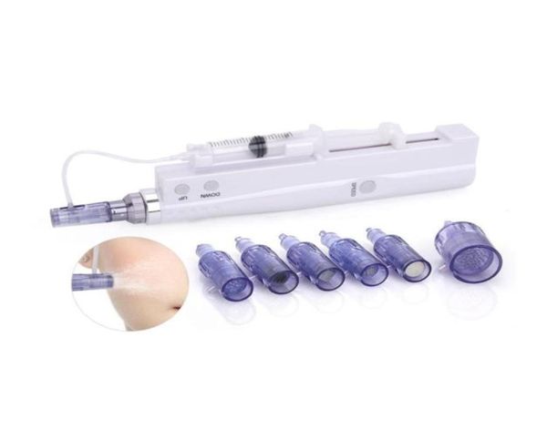 2 en 1 Mesoterapia Meso Pistola Derma Pen Micro Aguja Terapia Vacío Agua Meso Sello Anti Envejecimiento Cuidado de la Piel Facial Máquina de Belleza 4486992