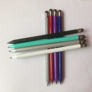 2 in 1 multifunctionele fijne punt ronde dunne tip touchscreen pen capacitieve stylus pennen voor slimme telefoon tablet