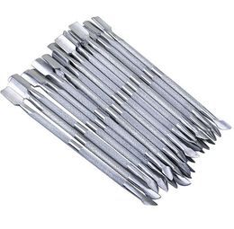 2 in 1 Nail Art Tools Rvs Essential Cuticle 2 Way Lepel Pusher Manicure Cuticle Pushers 500pcs Rra1687