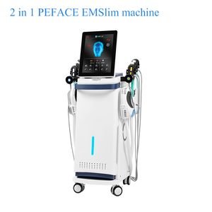 2 in 1 NIEUWE elektromagnetische ems PEface lichaam vormgeven machine spierstimulator rf gezicht tillen Spieropbouw machine RF EMSLIM