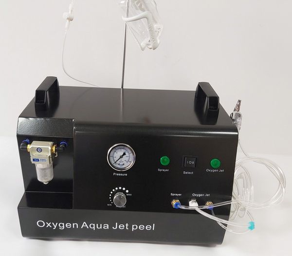 Machine faciale à oxygène 2 en 1, Injection d'eau, Jet d'oxygène, nettoyage en profondeur du visage, Machine de beauté pour lifting du visage, rajeunissement de la peau