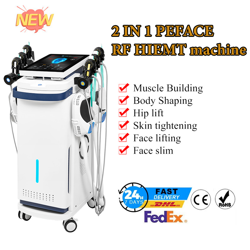 2 IN 1 PEFACE rf EMSlim Professional Muscle Stimulator Shaping Blood Circulation Muscle Building