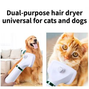 2 en 1 pour animaux de compagnie sèche-linge tranquille sèche-cheveux pour chiens et peignez brosses de toilettage chaton poil