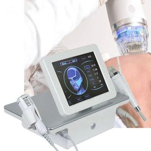 2 en 1 machine de physiothérapie Miconeedle Rouleau RF micro-aiguille machine à froid Hammer les cicatrices d'acné raffinage