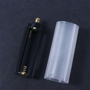 2 in 1 plastic 18650 Batterijbuis Witte behuizing Mantelbuis AAA Batterij Opslagboxen Holder Organisator voor zaklamp Torch Lamp