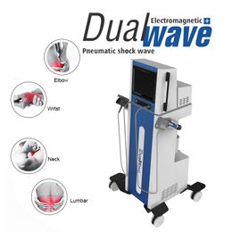 2 in 1 terapia ad onde d'urto pneumatica ed elettromagnetica Clinica per massaggiatore extracorporeo fisico per il trattamento della disfunzione erettile