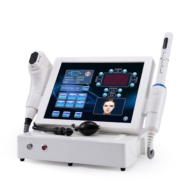 2 en 1 Portable 4D Hifu Machine de Levage du Visage et du Corps Hifu Machine de Serrage Vaginal Haute Intensité Focalisé Ultrasons Peau Serrer le Dispositif de Beauté de Suppression des Rides