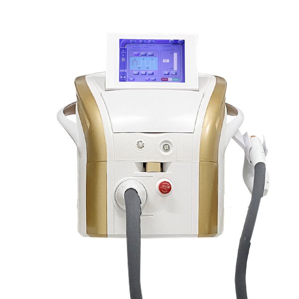 Machine portative de Laser de chargement initial d'opt 2 en 1 pour l'épilation de Laser de technologie d'impulsion optimale de rajeunissement de peau d'épilation