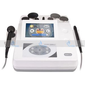 2 en 1 RET CET RF radiofréquence Slimming Machine Indiba pour le visage de serrage rides enlèvement de poids perte de graisse dissolvantes Suppression de la cellulite