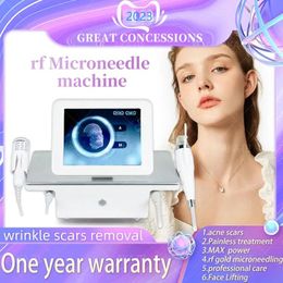 2 en 1 Rf 2 in1 Machine à micro-aiguilles RF fractionnelle à la pointe de la technologie La machine de beauté Microneedling la plus populaire pour l'amélioration du visage