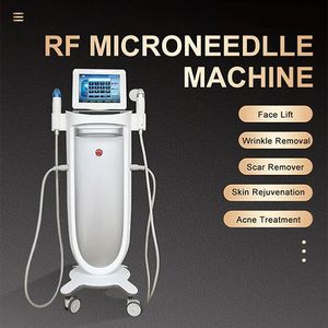 2 en 1 fréquence RF raffermissement de la peau cicatrices d'acné élimination des vergetures Machine de microneedling RF fractionnée rajeunissement de la peau lifting du visage soins de la peau