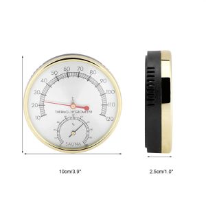 2 en 1 Sauna hygrothermographe thermomètre hygromètre SAUNA SALLE ACCESSOIRES POUR LES BODES ATRUCES ATÉCIEURS ÉCOLES MARKET
