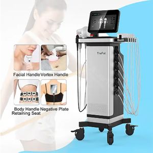 Machine amincissante 2 en 1 Hi45P Trufat All-Round Fine Sculpture Body Sculpting Equipment Monopolar Rf Vortex Fat Burn Resserrement de la peau Enlèvement du double menton