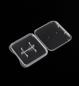 2 en 1 Mémoire de mémoire Boîte de cartes Boîte de cartes de cartes Micro SD TF Card Storage Transparent Boîtes en plastique3676021