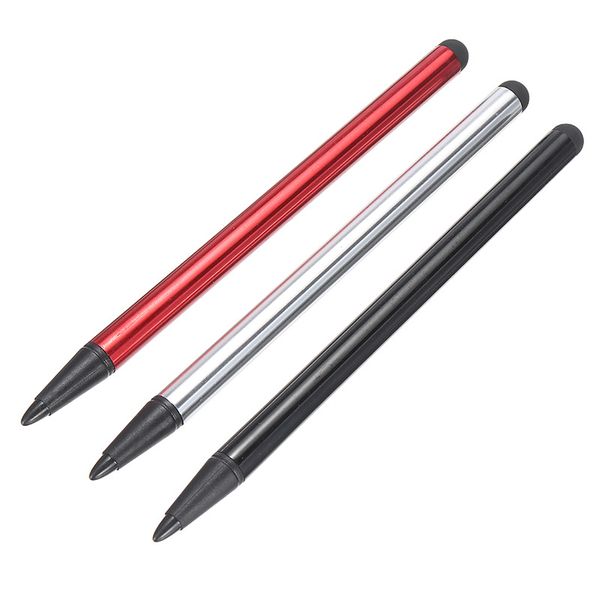 2 en 1 stylet écran tactile crayon stylos mobiles universels pour Samsung tablette téléphone PC appareils résistifs capacitifs