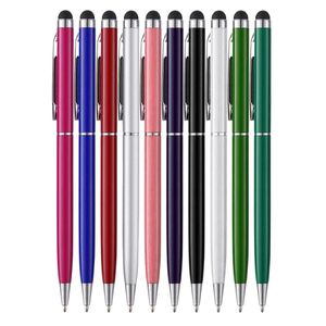 2 in 1 stylus touchscreen pen kleurrijke kristal capacitieve touch pen voor iPad iPhone HTC Samsung touch pen voor iPad iPhone HTC Samsung