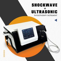 2 In 1 ultrasone schokgolftherapiemachine Fysiotherapietherapie -machine voor pijnverlichting met twee handgrepen