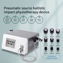 2 en ultrasons Pneumatic Shock Shock Wave Therapy Machine pour la dysfonction érectile Dysfonctionnement de la douleur Dispositif de physiothérapie à ondes de choc