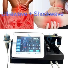 2 en 1 Ultrawave Shockwave Therapy Machine Terapia Fisioterapia Tratamiento del dolor Masino