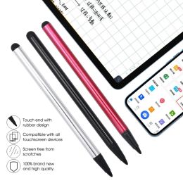 2 en 1 Película de teléfono universal Pensas táctiles con pantalla táctil lápiz de lápiz de lápiz capacitivo para Android iPhone iPad samsung tableta placa de tableta