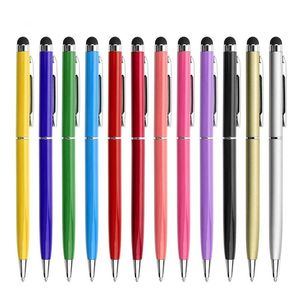 2 in 1 Universele Stylus Pen Met Balpen Tekening Tablet Capacitieve Scherm Touch Pen voor Apple Android iPad iPhone Samsung
