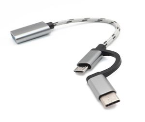 Câble USB 30 OTG 2 en 1 de Type C, adaptateur Micro usb vers USB30, câble de transfert de données pour Samsung Xiaomi Huawei TypeC Phone2240588