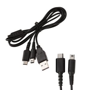 Câble de chargement USB 2 en 1 pour nouveau 3DSLL XL 3DS DSi-XL DSi DS Lite DSL 2DS, haute qualité, livraison rapide