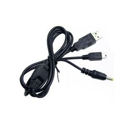 2 In 1 USB Data Transfer Charger Laadkabel voorsprong voor PSP 1000 2000 3000 Charge Cord DHL FedEx UPS Gratis verzending