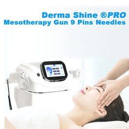 2 in 1 Water Meso Mesotherapie Micro-naald Huidverzorging Rimpelreductie Nano-chip Pijnloze pigmentverwijdering Acnebehandeling voor gezicht Beauty Spa