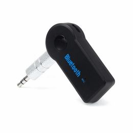 2 po IN 1 Adaptateur d'émetteur de récepteur Bluetooth 5.0 sans fil Jack 3,5 mm pour la musique de voiture Audio Aux A2DP Recire de casque