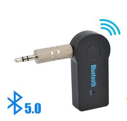 2 po IN 1 Adaptateur d'émetteur de récepteur Bluetooth 50 Wireles