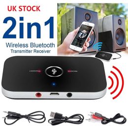 2 in 1 Draadloze Bluetooth auto Audio Zender Ontvanger HIFI Muziek Adapter AUX RCA297Z