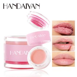 2 in 1 Exfoliërende Beschermen Lip Scrub Hydraterende Lippenbalsem Lipverzorging Anti-Aging Roze Volledige Lip Lichter Crème Verwijderen Dode Huid Gel