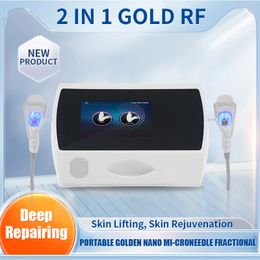 2 IN1 RF MicroNeedle THERMAL Beauty Machine Équipement facial Vergetures Acné Suppression des rides Needlel Dernière aiguille Microneedle